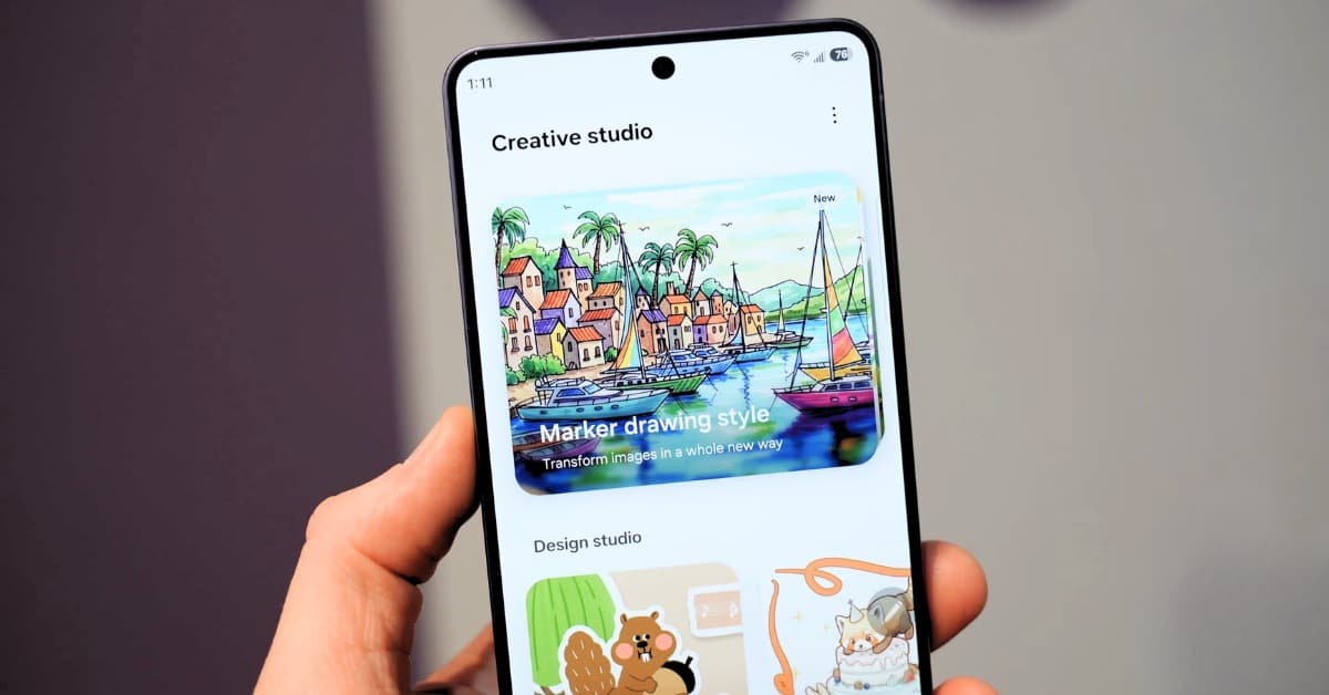 Khám phá Creative Studio trên Galaxy S26: Công cụ sáng tạo bằng AI mới có gì thú vị?