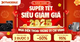 Mua điện thoại giảm sốc, trúng thêm vàng 9999 tại XTmobile