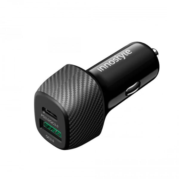 Sạc nhanh xe hơi Innostyle Poweron Speed 2 cổng PD/QC3.0 38W Sạc nhanh xe hơi Innostyle Poweron Speed 2 cổng PD/QC3.0 38W