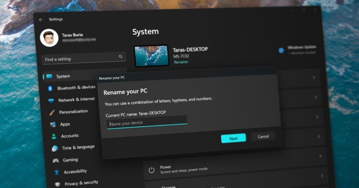 Hướng dẫn cách thay đổi tên máy tính Windows 11 chi tiết nhất