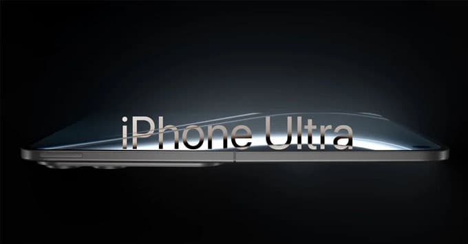 iPhone Ultra: Khám phá chiếc iPhone màn hình gập siêu mỏng, pin 5.800mAh