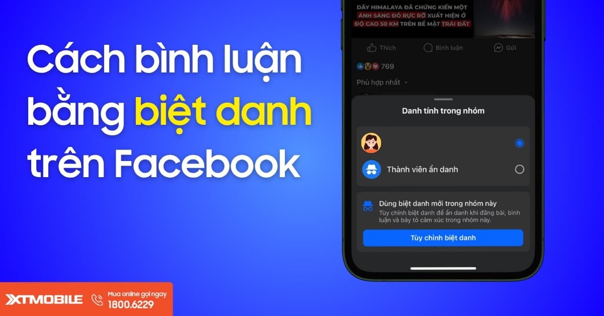 Hướng dẫn cách bình luận bằng biệt danh trên Facebook cực vui và thú vị!