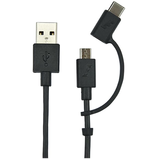 Cáp 2 đầu (Type-C + Micro) Energizer 1.2m - C11UBX2CFBK4 Cáp 2 đầu (Type-C + Micro) Energizer 1.2m - C11UBX2CFBK4