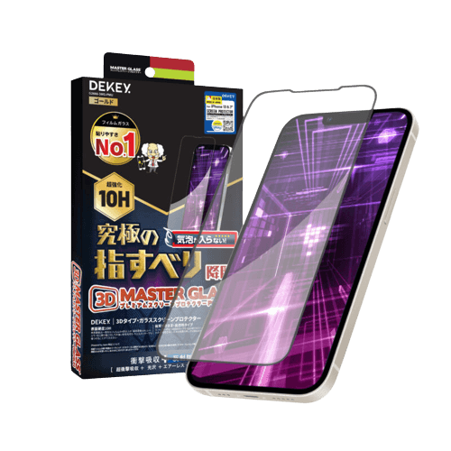 Cường lực iPhone 15 Pro Max Dekey 3D Master Glass Luxury Black Cường lực iPhone 15 Pro Max Dekey 3D Master Glass Luxury Black