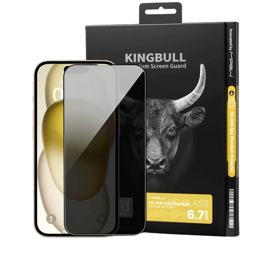 Kính cường lực chống nhìn trộm Mipow Kingbull Anti-Spy HD Premium iPhone 15 Plus Kính cường lực chống nhìn trộm Mipow Kingbull Anti-Spy HD Premium iPhone 15 Plus