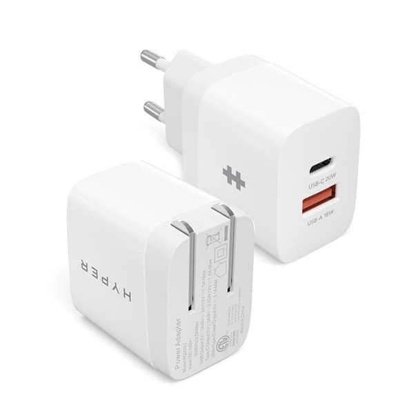 Củ sạc 2 Cổng HyperJuice 20W Charger Small Size Củ sạc 2 Cổng HyperJuice 20W Charger Small Size