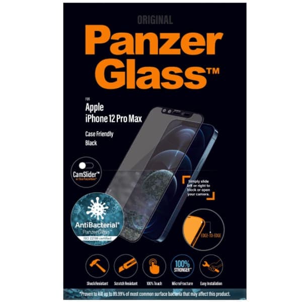 Kính cường lực PanzerGlass Tempered iPhone 12 Pro Max (CF CamSlider) Kính cường lực PanzerGlass Tempered iPhone 12 Pro Max (CF CamSlider)