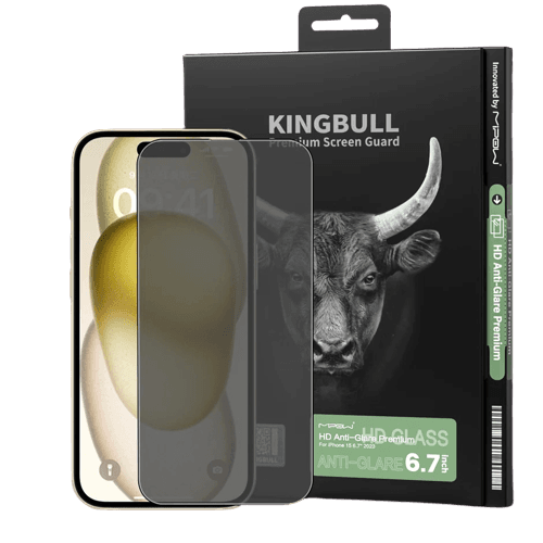 Kính cường lực chống chói Mipow Kingbull HD Anti-Glare Premium iPhone 15 Pro Max Kính cường lực chống chói Mipow Kingbull HD Anti-Glare Premium iPhone 15 Pro Max