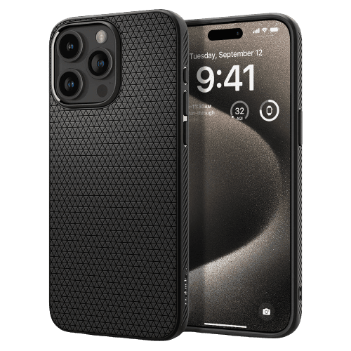 Ốp lưng Spigen Liquid Air iPhone 15 Pro Max Matte Black Ốp lưng Spigen Liquid Air iPhone 15 Pro Max Matte Black