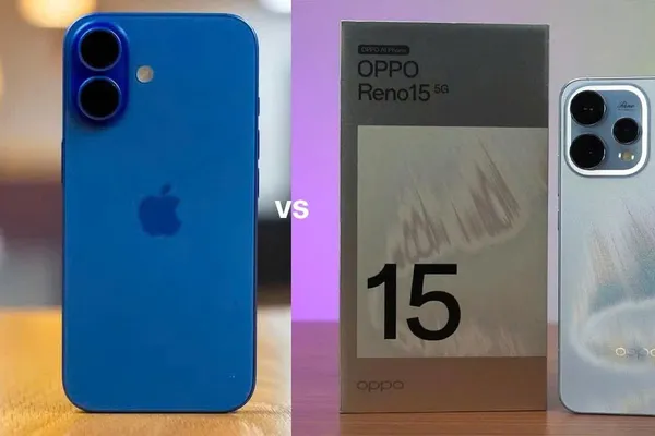 Nên mua iPhone 16 hay Oppo Reno 15: Khi cả hai đều tốt?