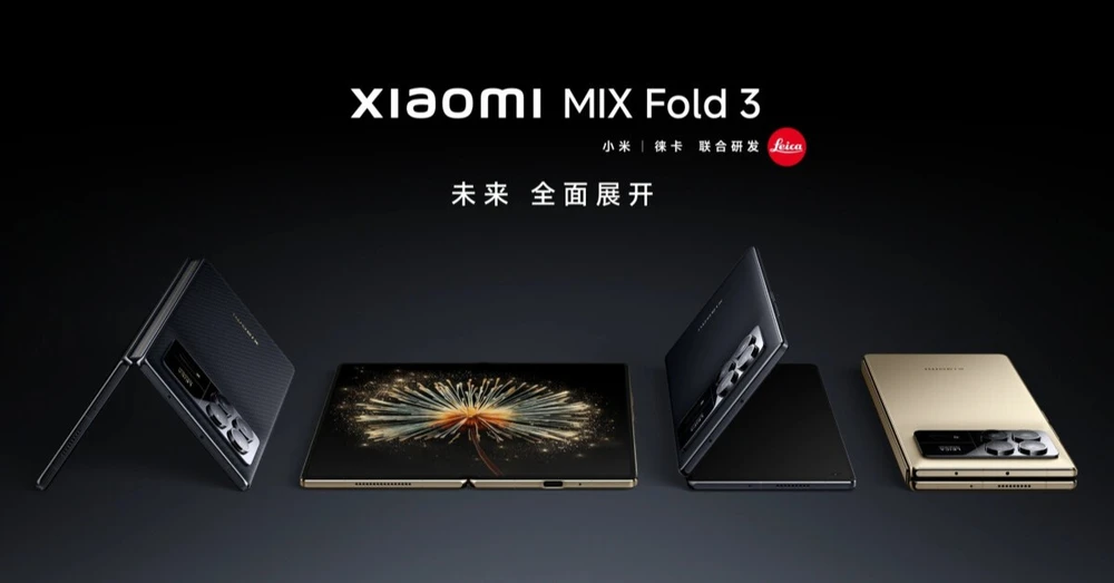 Xiaomi MIX Fold 3 ra mắt: Bản lề mới cực bền, dùng chip Snapdragon 8 Gen 2