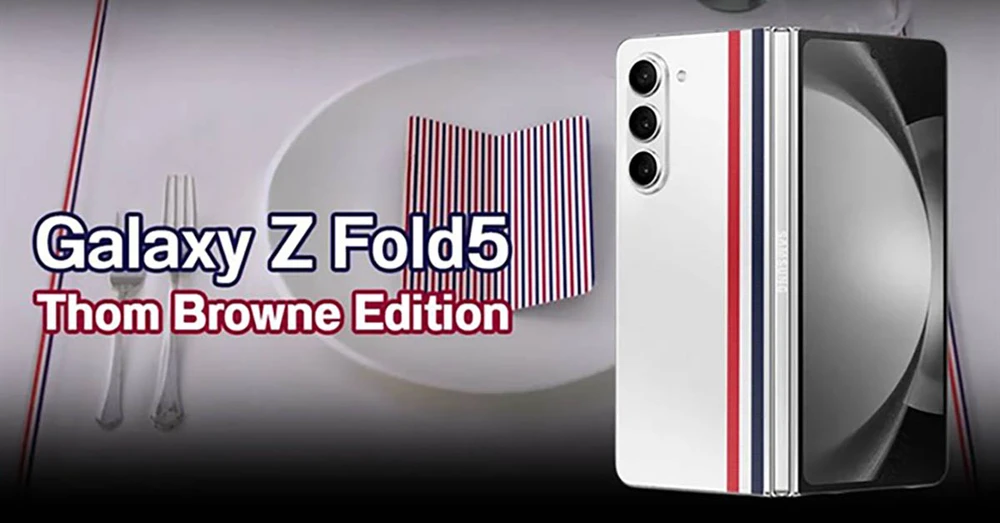Galaxy Z Fold 5 Thom Browne Edition được xác nhận ra mắt ngày 7/9