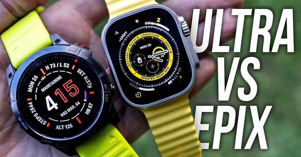 Apple Watch Ultra vs Garmin Epix 2: Ai thống trị thị trường đồng hồ thể thao?
