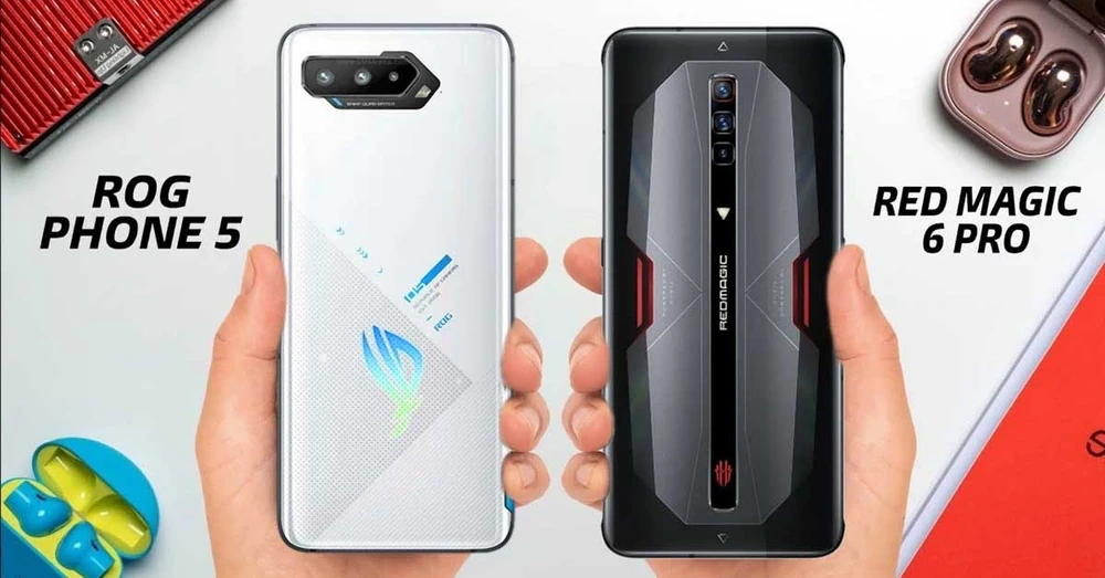 So sánh Asus ROG Phone 5 và Nubia Red Magic 6 Pro: Trận chiến giữa 2 smartphone gaming đỉnh cao