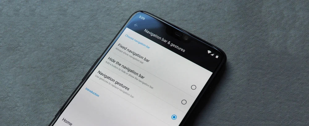 Navigation Gestures – điều hướng cử chỉ trên Android