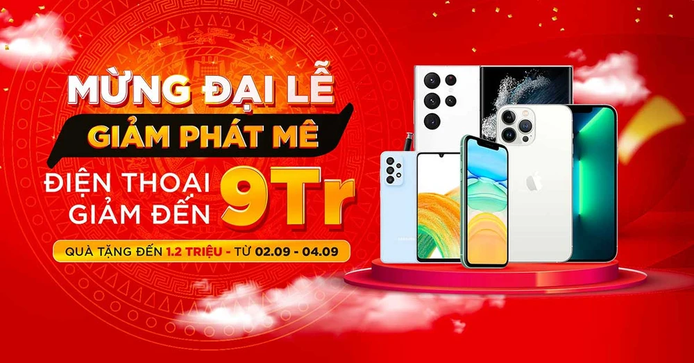 Sale tưng bừng - Mừng đại lễ: Điện thoại, tablet giảm thêm đến 9 triệu đồng