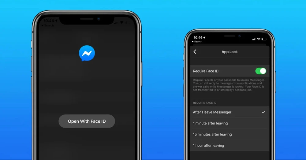 Cách đặt mã PIN hoặc FaceID trên ứng dụng Messenger