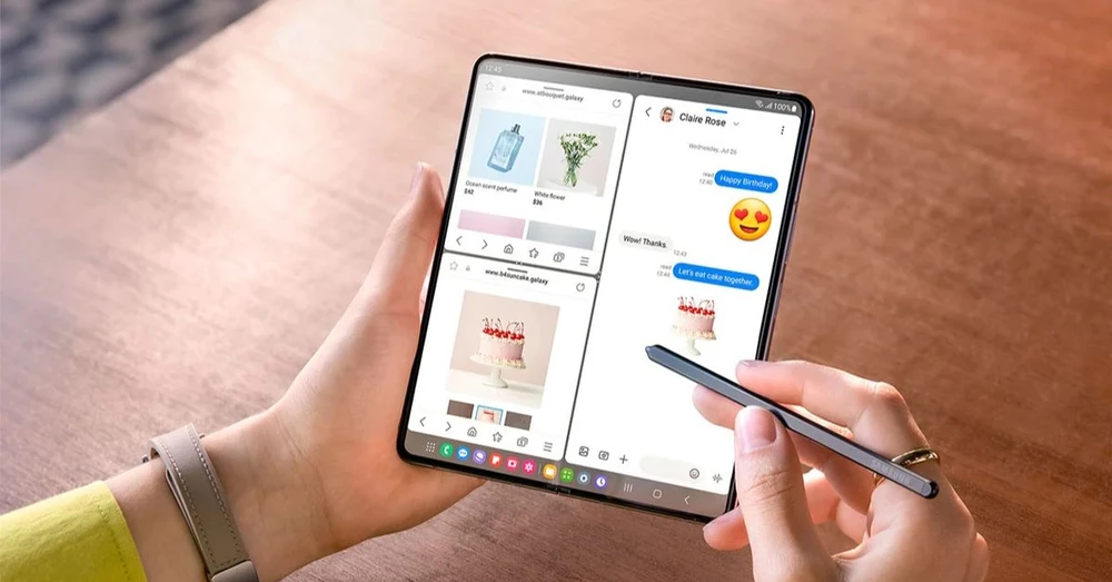Galaxy Z Fold 7 sẽ có bút S Pen dày hơn để cải thiện trải nghiệm viết