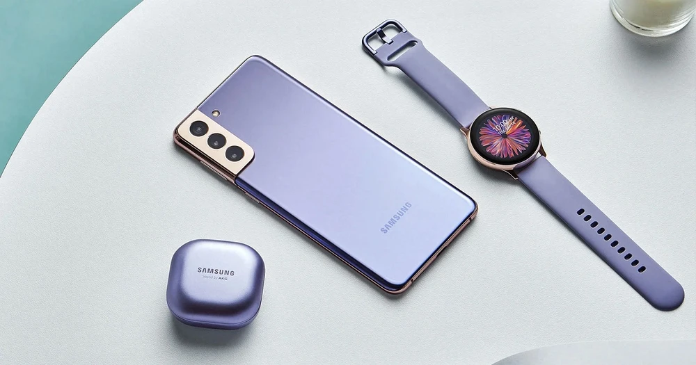 Galaxy S21 Plus màu xanh Phantom Green được chi nhánh Samsung tại Úc lộ diện