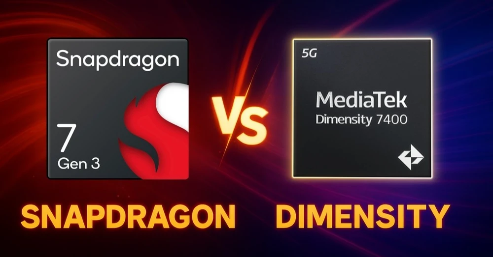 So sánh Snapdragon 7 Gen 3 và Dimensity 7400: Chip nào mạnh hơn?