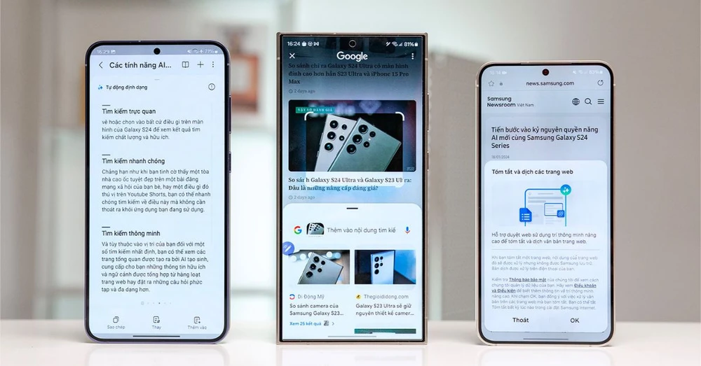 Top điện thoại Samsung có AI tốt đáng mua nhất hiện nay