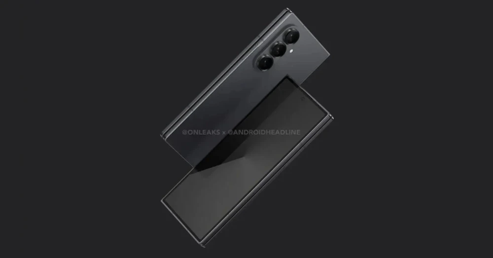 Galaxy Z Fold 7 rò rỉ ảnh render với thiết kế siêu mỏng chỉ 4.5mm
