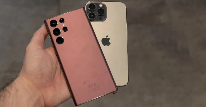 So sánh Samsung S22 Ultra và iPhone 13 Pro Max: Cuộc chiến đỉnh cao