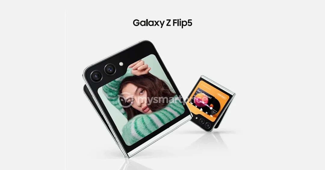 Hình ảnh chính thức về thiết kế Galaxy Z Flip 5 bất ngờ bị rò rỉ