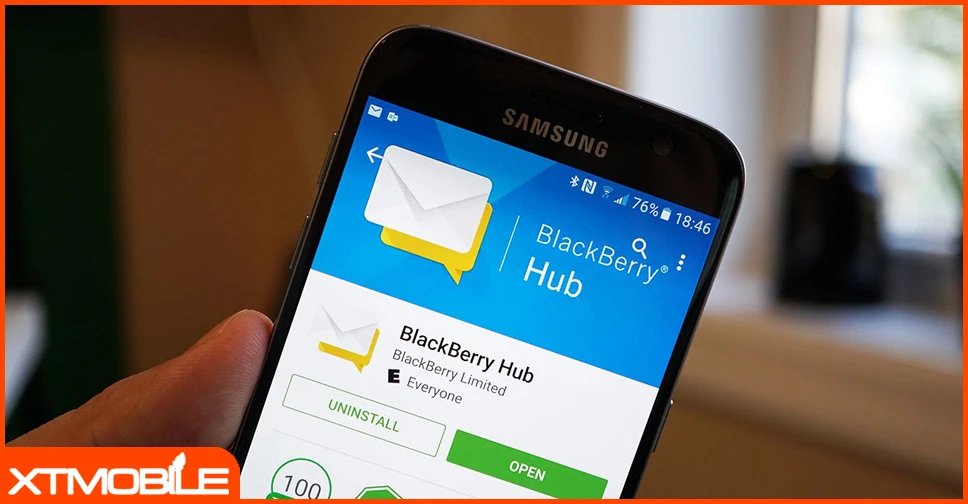 BlackBerry Hub trên Android hỗ trợ Dark Theme và các tính năng thông báo dành cho WeChat và Line
