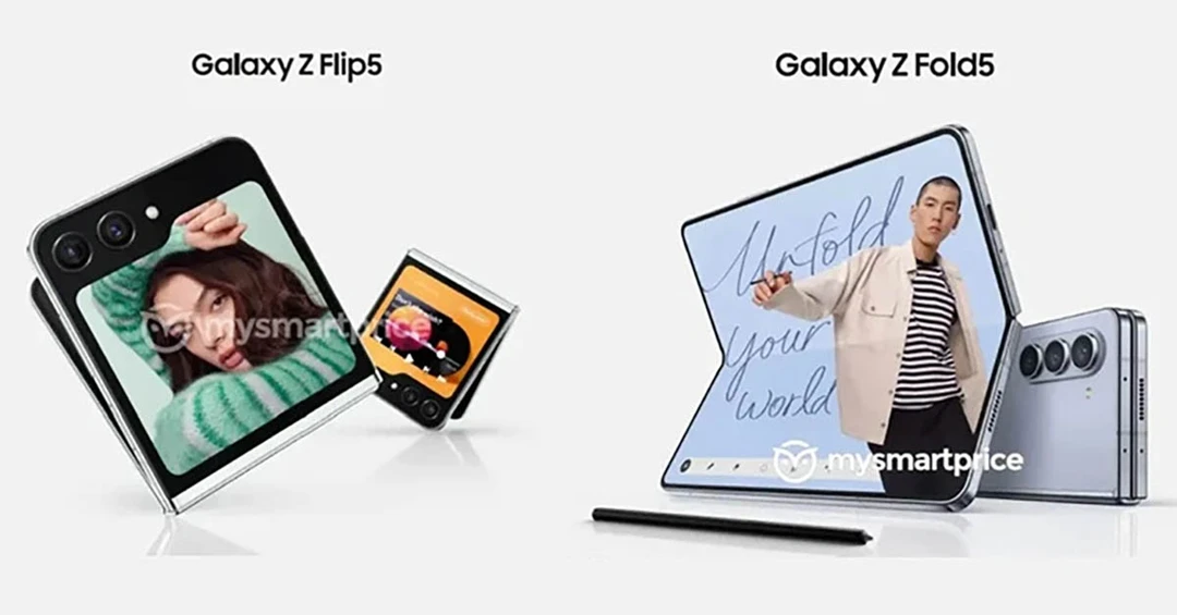 Biến thể lưu trữ và tùy chọn màu sắc của Galaxy Z Fold 5, Galaxy Z Flip 5 tại Ấn Độ bị rò rỉ