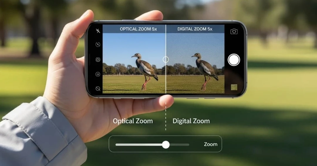 Zoom quang học và Zoom kỹ thuật số là gì? Có điểm gì khác biệt?