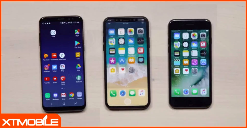 iPhone 8 ngoài đời thực bất ngờ nổi bật giữa dàn siêu phẩm