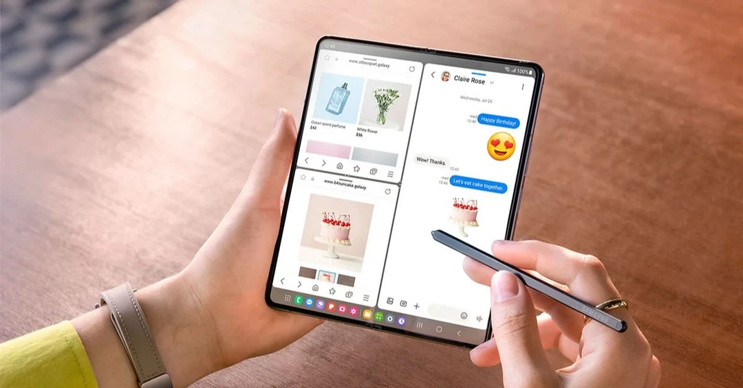 Galaxy Z Fold 7 sẽ có bút S Pen dày hơn để cải thiện trải nghiệm viết