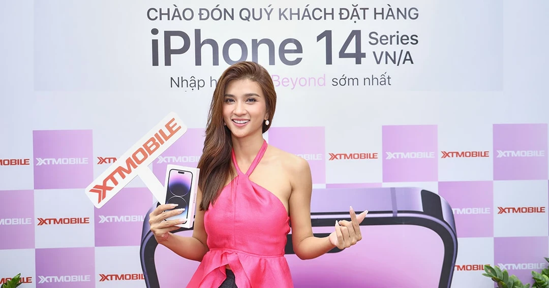 Diễn viên Kim Tuyến lựa chọn iPhone 14 Pro Max phiên bản màu tím siêu đẹp tại XTmobile