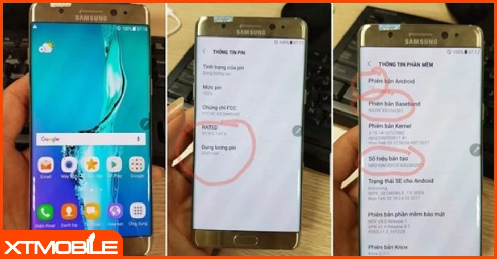 Galaxy Note 7 tân trang chạy Android 7.0 Nougat sẽ đổ bộ vào Việt Nam