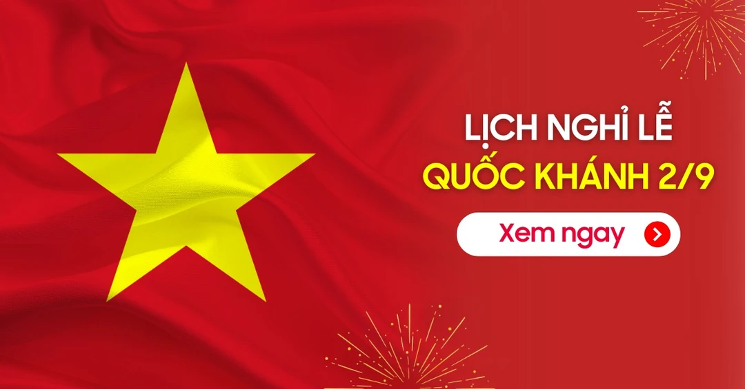 Lịch nghỉ lễ Quốc Khánh 2/9 năm 2025 được nghỉ mấy ngày?