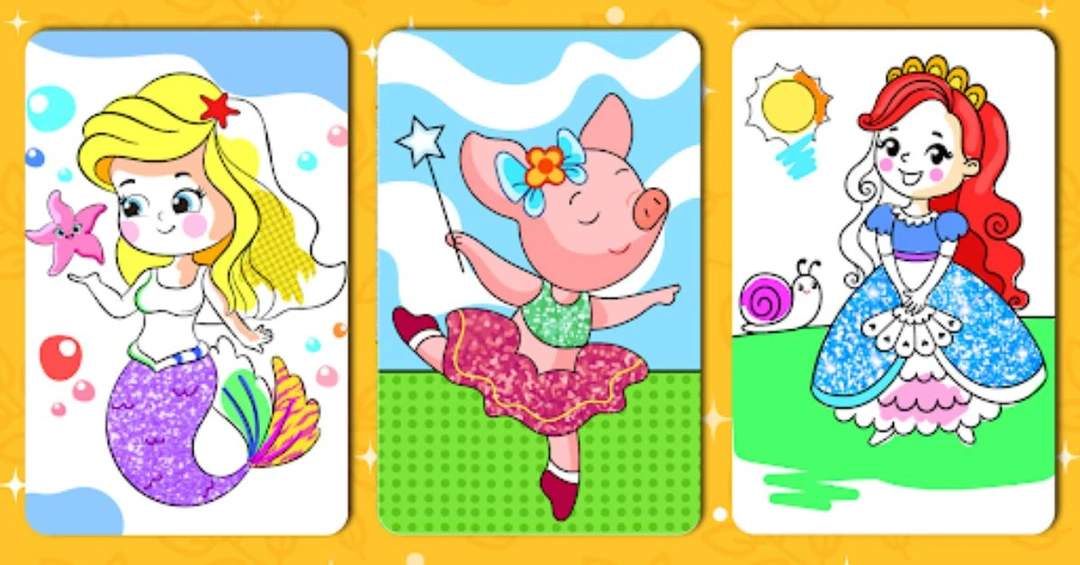 Tổng hợp 10+ game tô màu hay nhất cho bé trên điện thoại