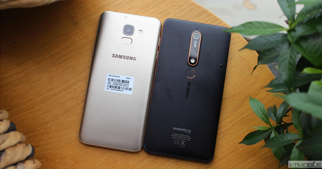 So sánh Galaxy J6 và Nokia 6 – 'Kẻ tám lạng, người nửa cân'