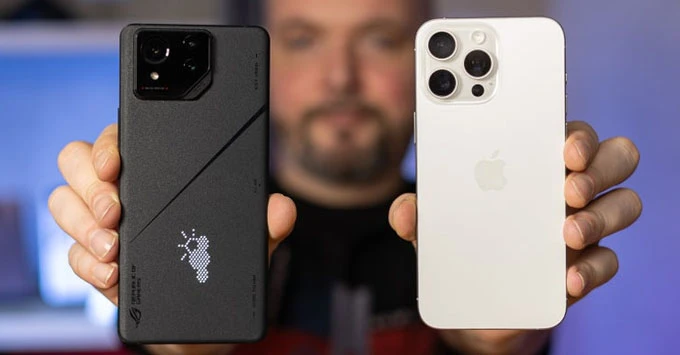 So sánh iPhone 15 Pro Max và ROG Phone 8 Pro: Model nào tốt hơn?