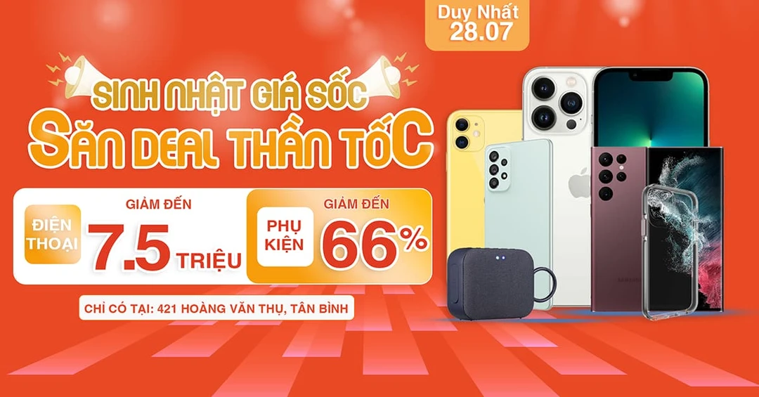 Duy nhất 28/07: Điện thoại đồng loạt giảm đến 7,5 triệu tại XTmobile 421 Hoàng Văn Thụ