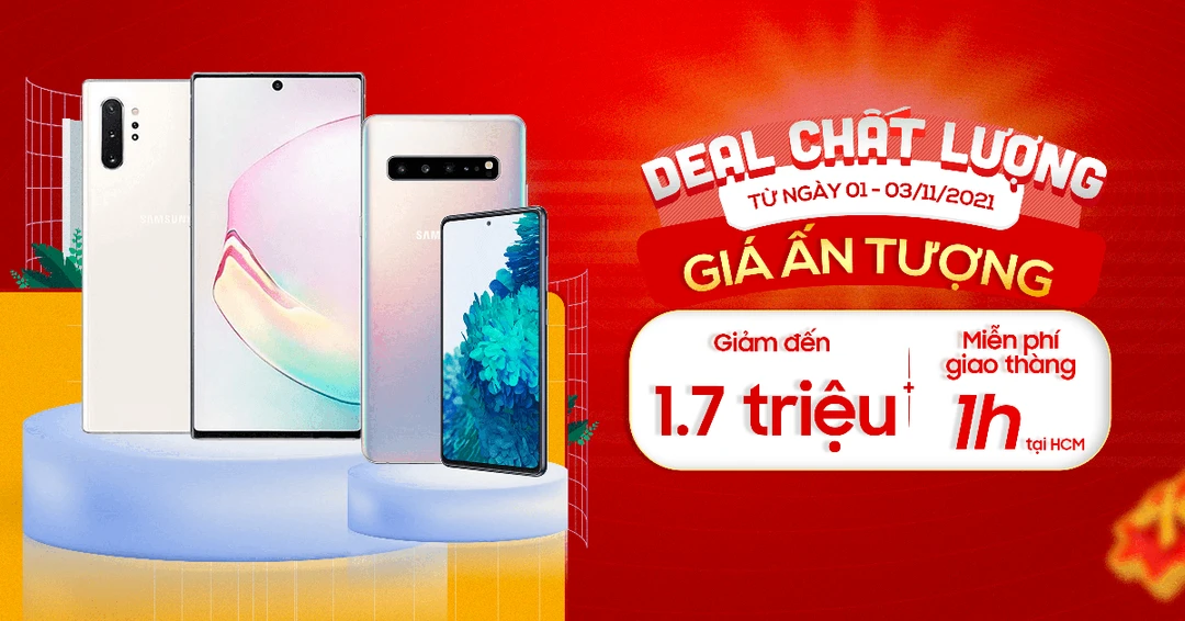 Sale khủng đầu tháng: Galaxy Note 10 Plus 5G, S20 5G giảm đến 1,7 triệu