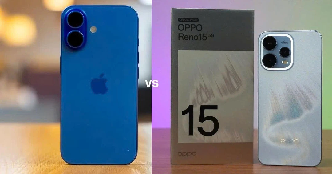 Nên mua iPhone 16 hay Oppo Reno 15: Khi cả hai đều tốt?