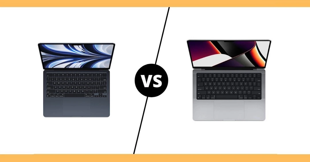 So sánh Macbook Pro M1 vs Macbook Air M2: Nâng cấp liệu có đáng?