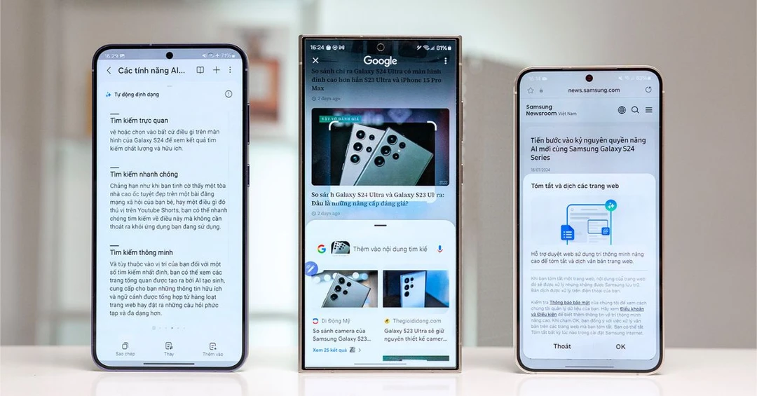 Top điện thoại Samsung có AI tốt đáng mua nhất hiện nay