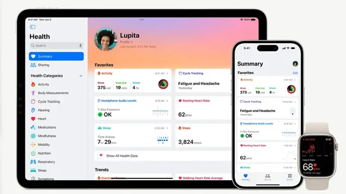 Widget tương tác lên iPadOS 17