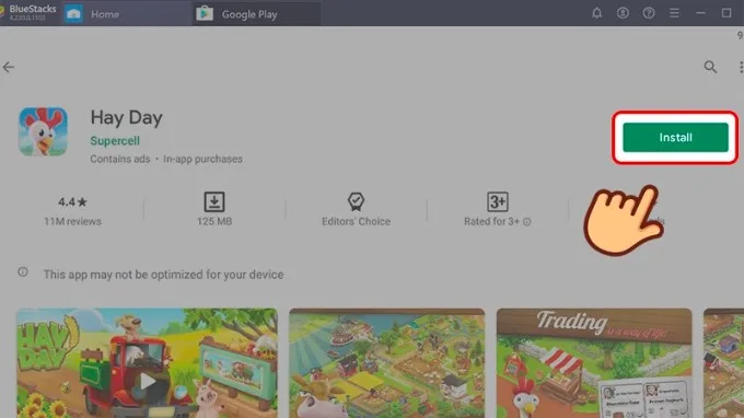 Bước 5 tải Hay Day trên PC