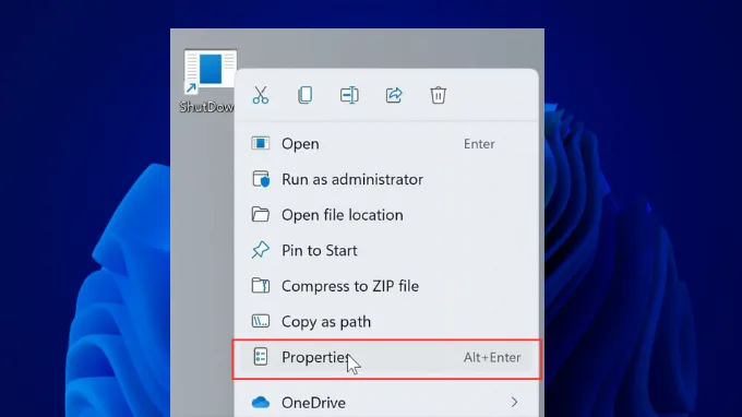 Gán phím tắt cho Shortcut