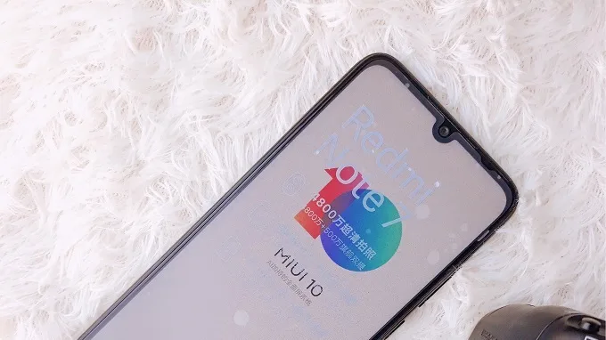 Redmi Note 7 có màn hình giọt nước