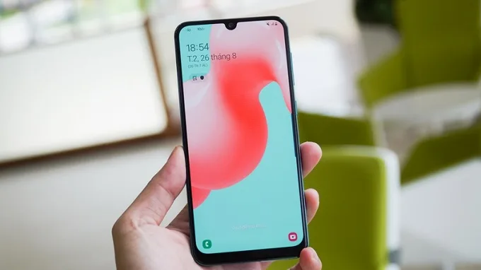 Màn hình Galaxy A50s có màu sắc dễ chịu hơn