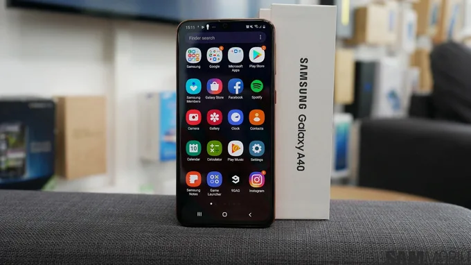 Cấu hình Galaxy A40 được trang sức mạnh từ chip xử lý Exynos 7885